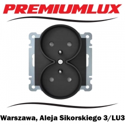 gniazdo podwójne do ramek Berker B.kwadrat Warszawa Aleja Sikorskiego 3 LU3